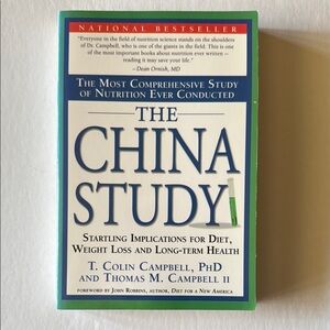📚 3/$25 - BOOK “The China Study Book - Health and Nutrition Guide”